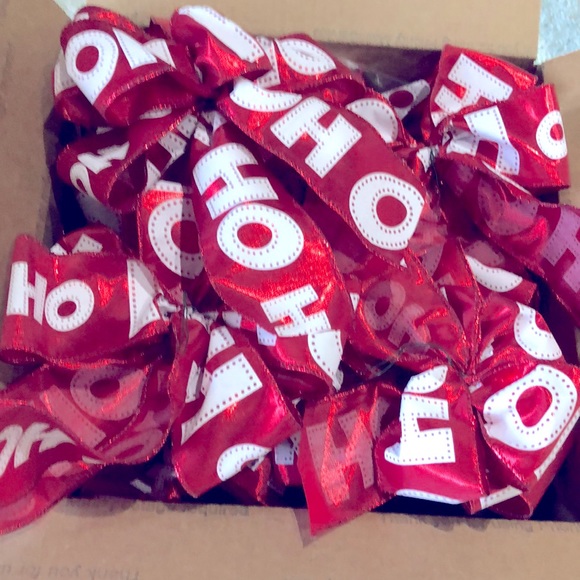 🎄18 CHRISTMAS TREE BOWS🎄RIBBON 2 1/2”W NWT - Picture 5 of 5